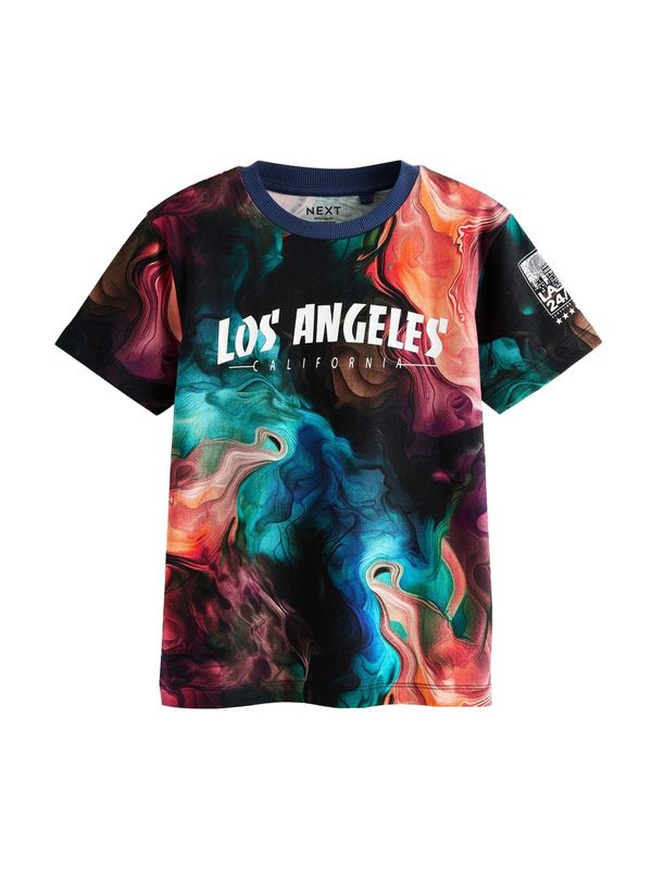 Next Next Majica  žad / losos / črna / bela