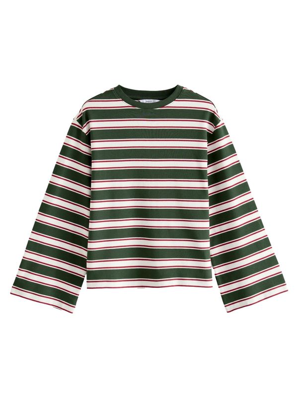 Next Next Majica  zelena / rdeča / bela