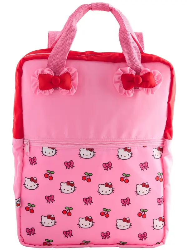 Next Next Nahrbtnik 'Hello Kitty'  roza / češnjevo rdeča / črna / bela