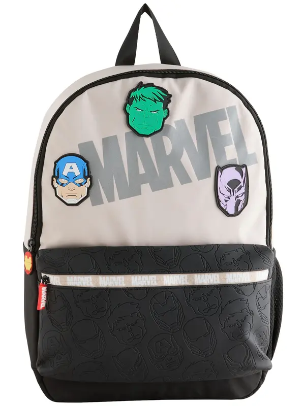 Next Next Nahrbtnik 'Marvel'  ecru / zelena / črna / bela