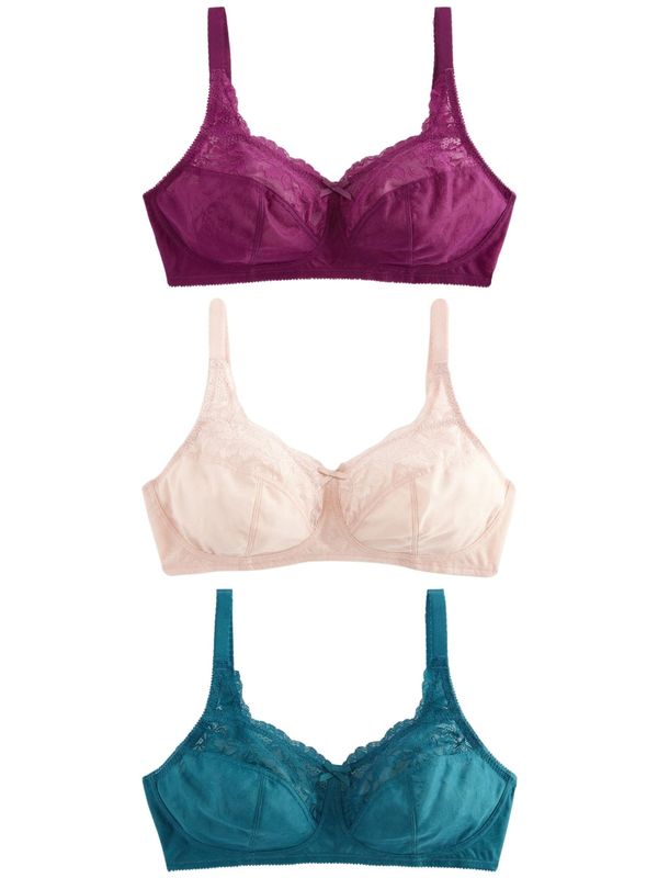 Next Next Nedrček  bež / petrol / temno liila