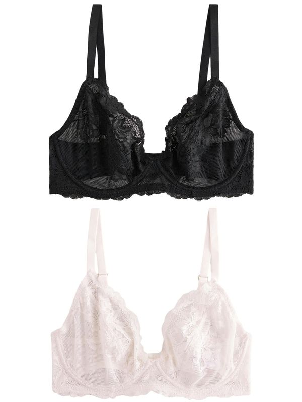 Next Next Nedrček  kremna / črna