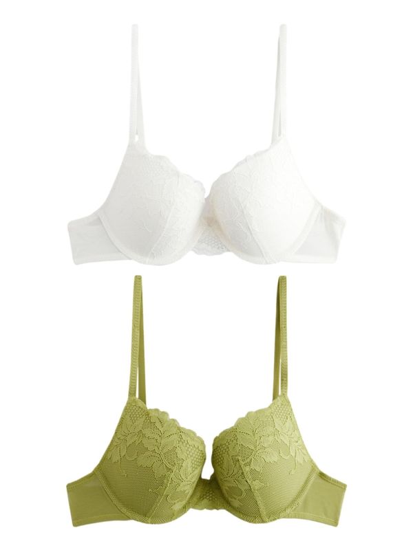 Next Next Nedrček  oliva / bela