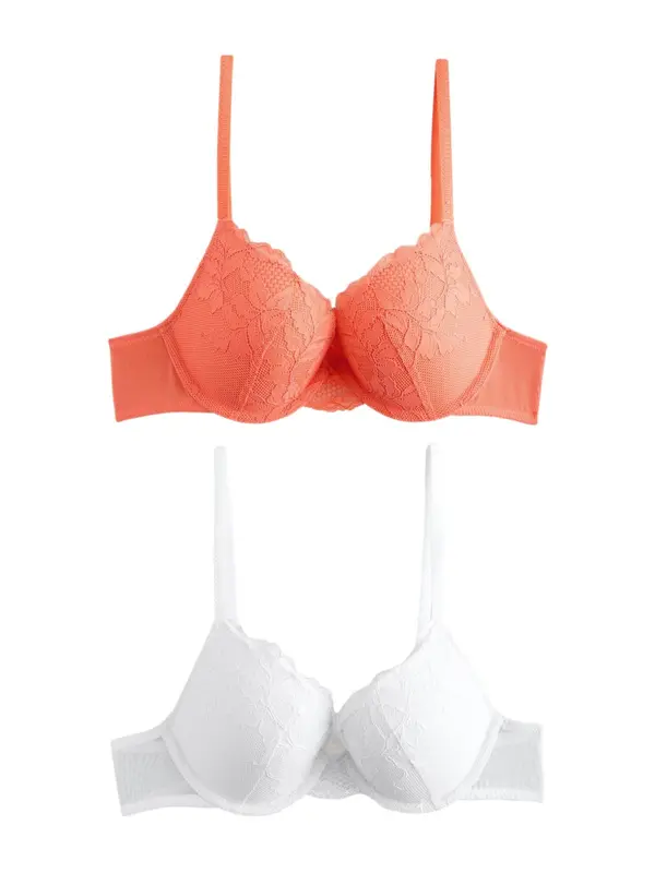 Next Next Nedrček  oranžna / bela