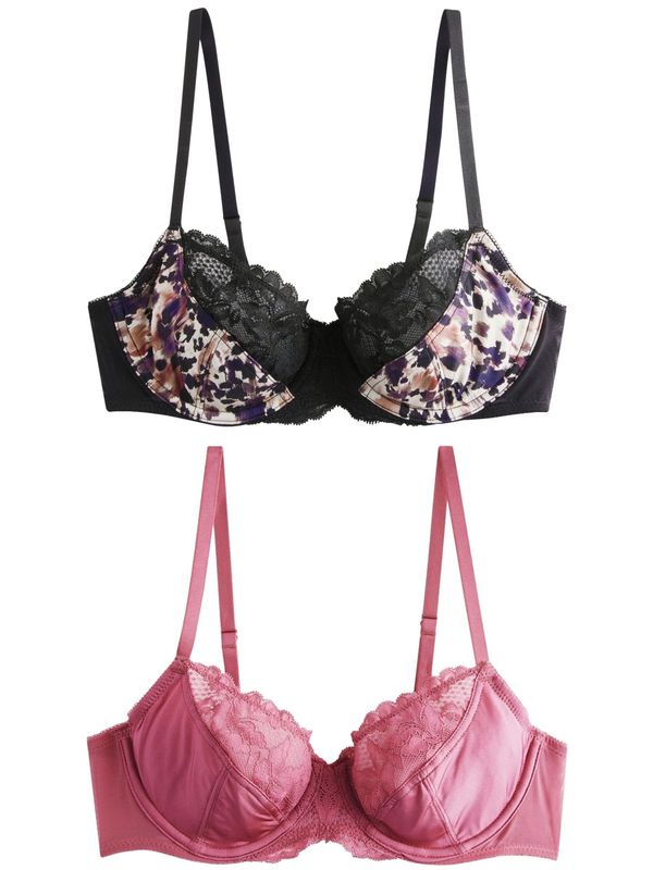 Next Next Nedrček  rjava / lila / roza / črna