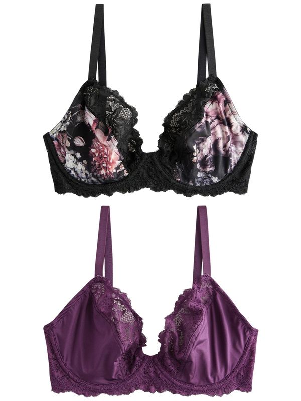 Next Next Nedrček  sivka / jagoda / rosé / črna