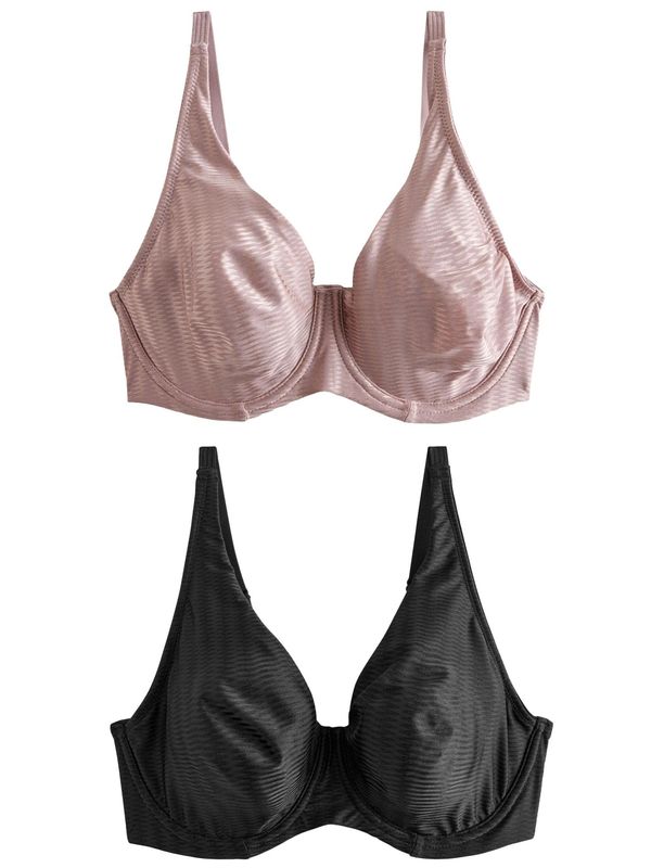 Next Next Nedrček  staro roza / črna