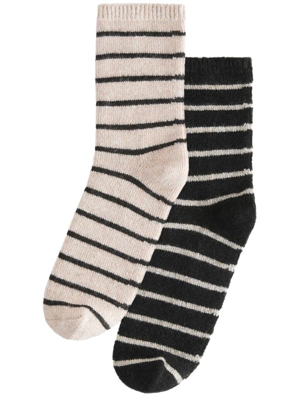 Next Next Nogavice  bež / črna