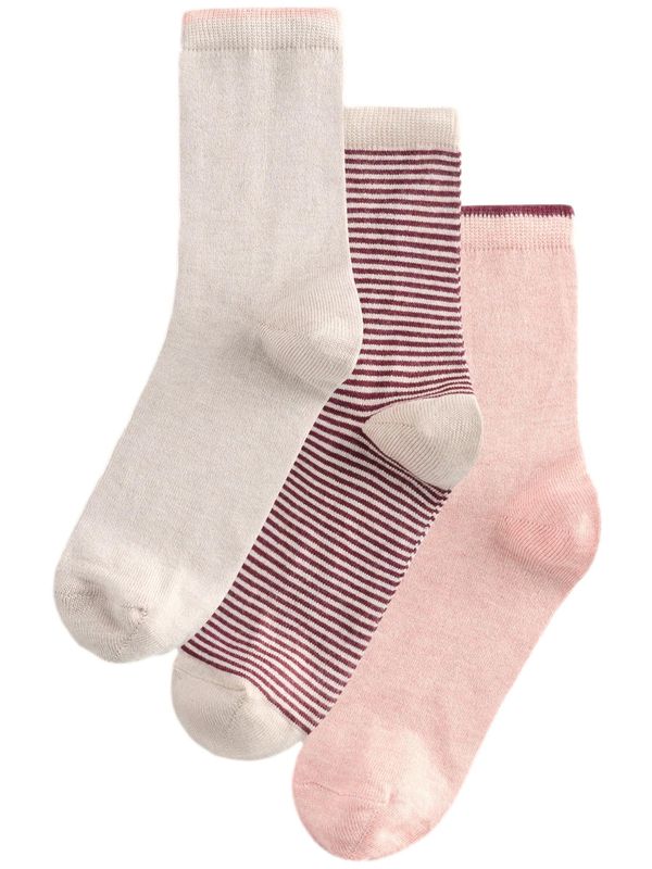 Next Next Nogavice  bež / roza / temno roza