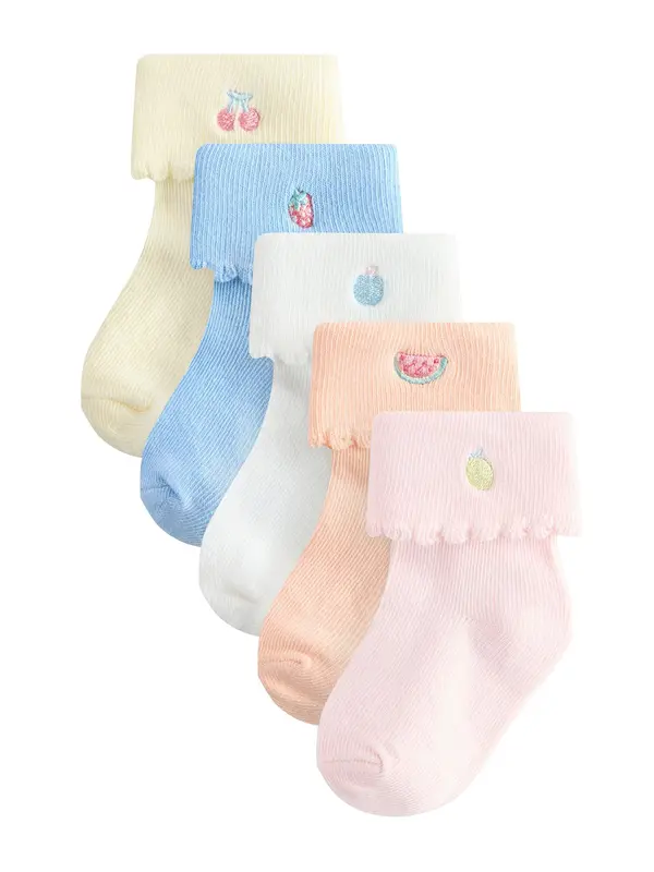 Next Next Nogavice  chamois / nebeško modra / marelica / rosé / bela