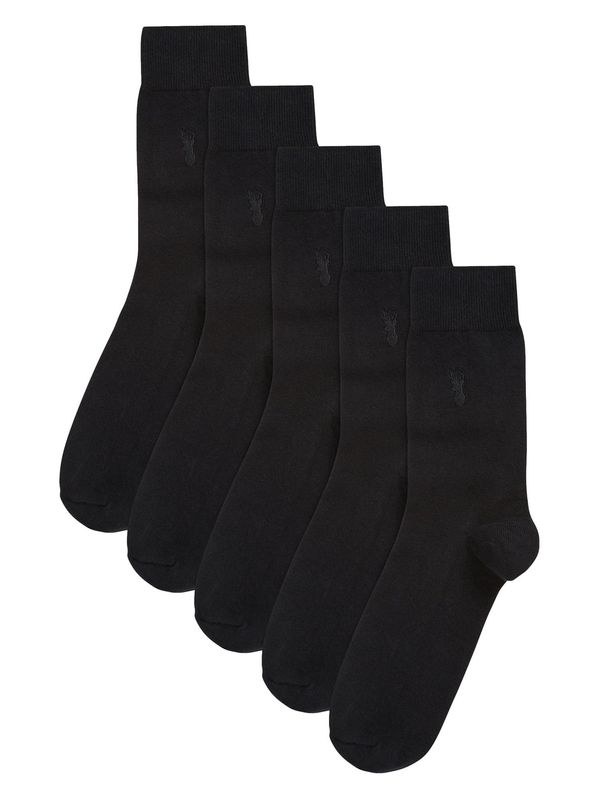 Next Next Nogavice  črna