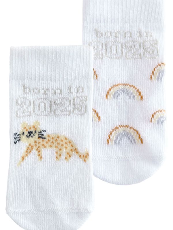 Next Next Nogavice  karamel / mauve / črna / bela