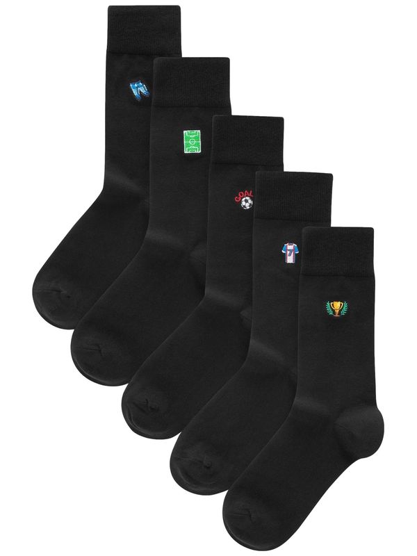 Next Next Nogavice  modra / zelena / črna / bela