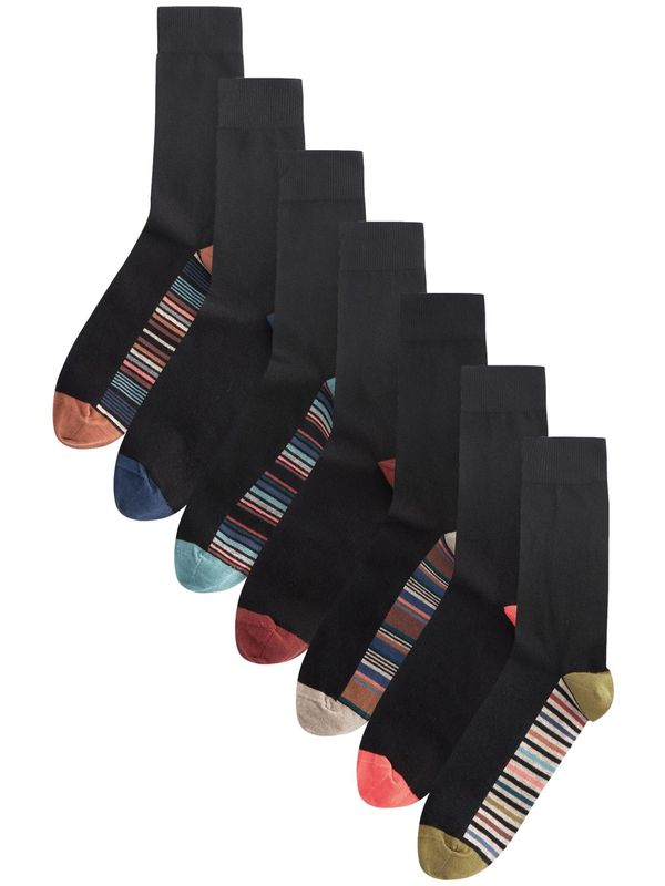 Next Next Nogavice  mornarska / svetlo modra / brusnica / črna