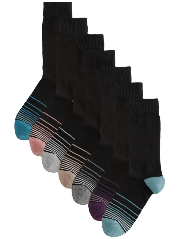 Next Next Nogavice  svetlo modra / pegasto siva / roza / črna