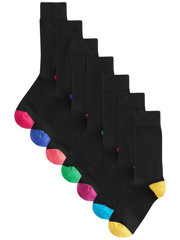 Next Next Nogavice  svetlo modra / rumena / roza / črna