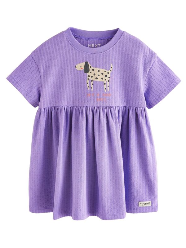 Next Next Obleka  bež / svetlo lila / oranžna / črna