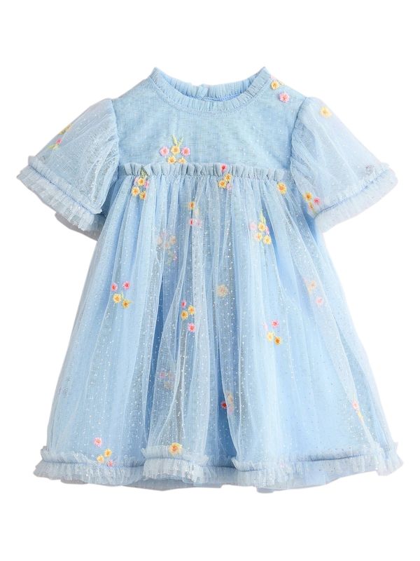 Next Next Obleka  bež / svetlo modra