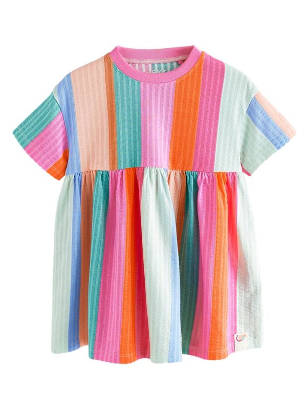 Next Next Obleka  bež / zelena / oranžna / roza