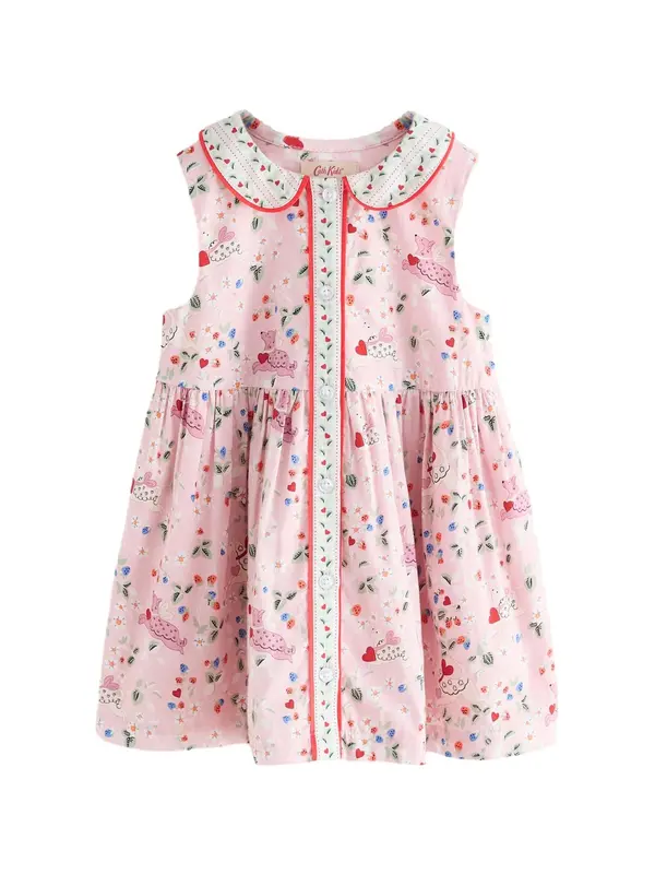 Next Next Obleka 'Cath Kidston'  svetlo modra / roza / rdeča / bela