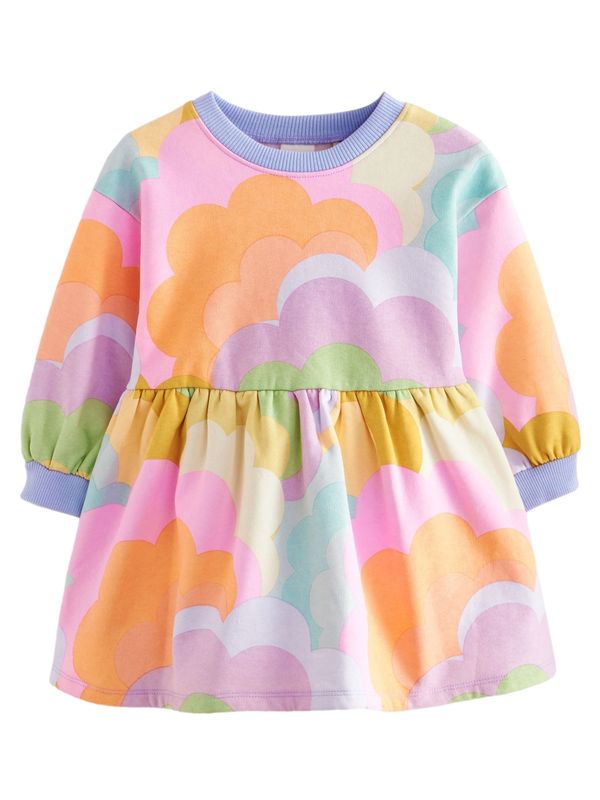 Next Next Obleka  kari / majnica / temno oranžna / pitaja