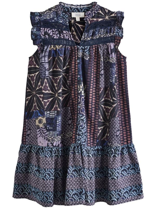 Next Next Obleka  kremna / mornarska / lila / losos