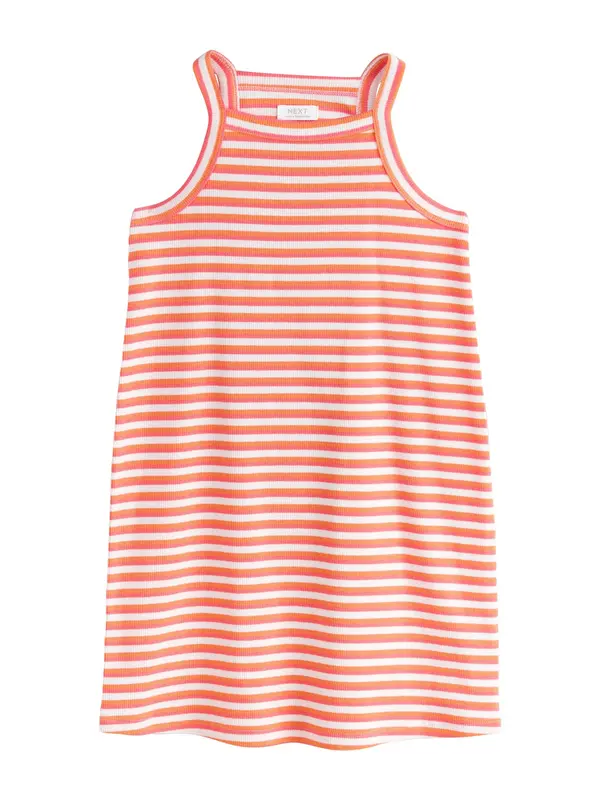 Next Next Obleka  mandarina / losos / bela