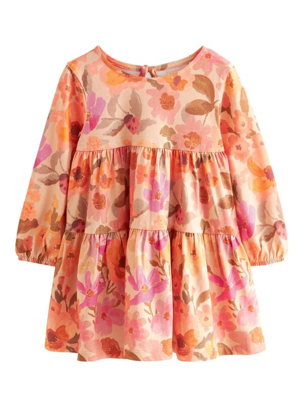 Next Next Obleka  mešane barve / oranžna