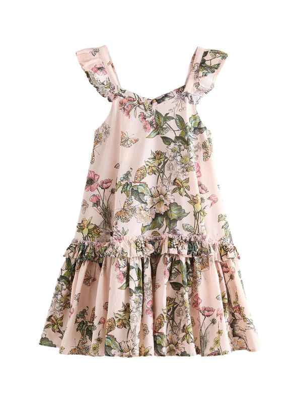 Next Next Obleka  mešane barve / roza