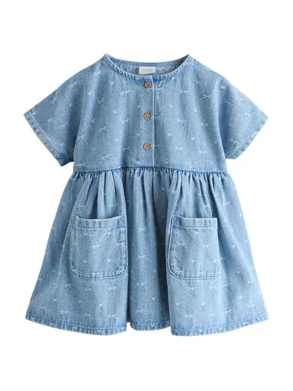 Next Next Obleka  moder denim