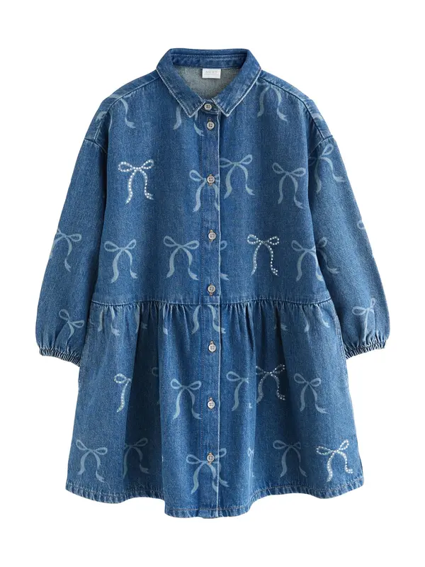 Next Next Obleka  moder denim