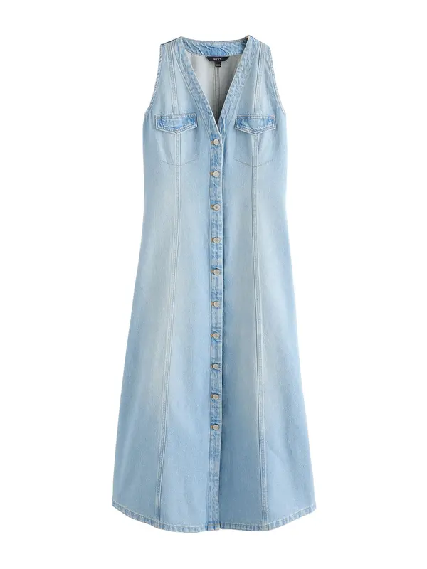 Next Next Obleka  moder denim