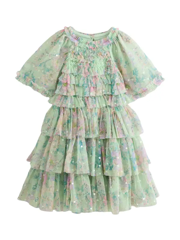 Next Next Obleka  pastelno zelena / pastelno roza