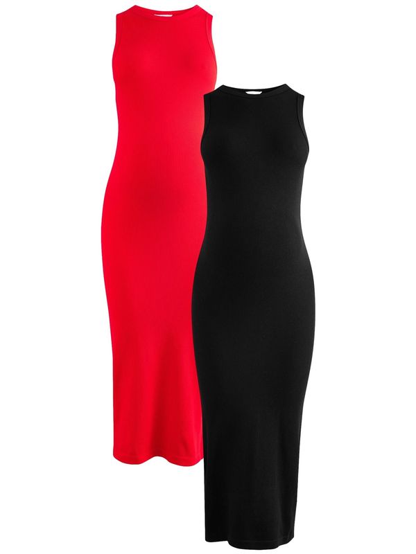 Next Next Obleka  rdeča / črna