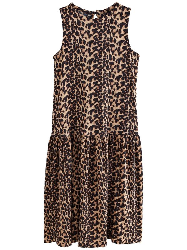 Next Next Obleka  rjava / brokat / črna