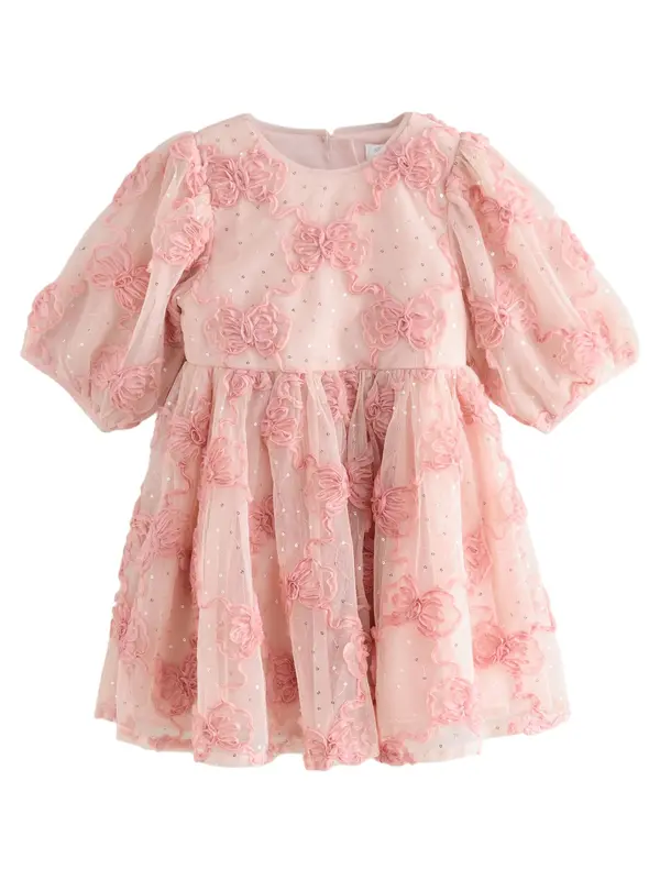 Next Next Obleka  roza / pastelno roza