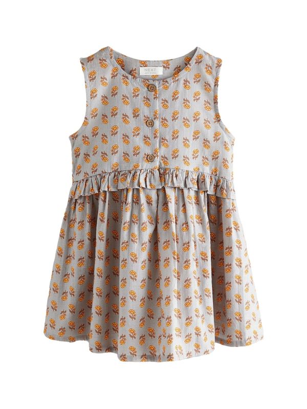 Next Next Obleka  siva / oranžna