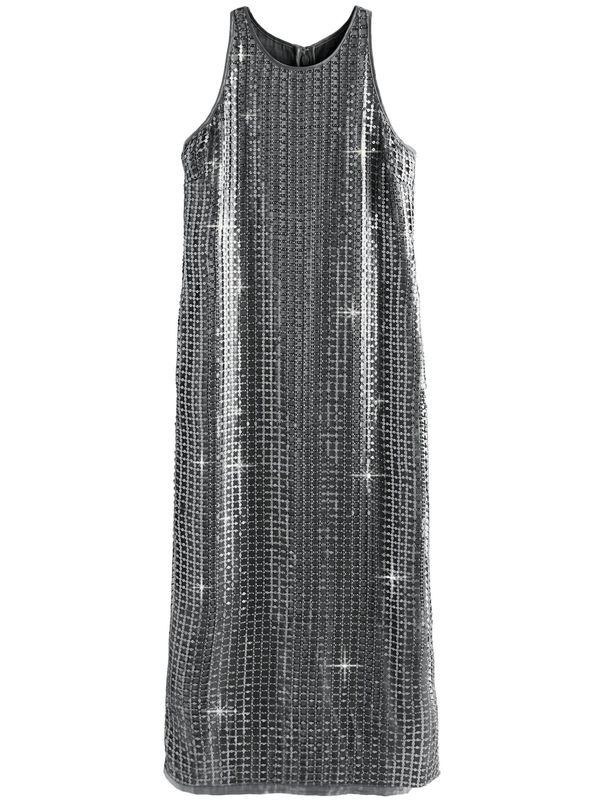 Next Next Obleka  srebrna