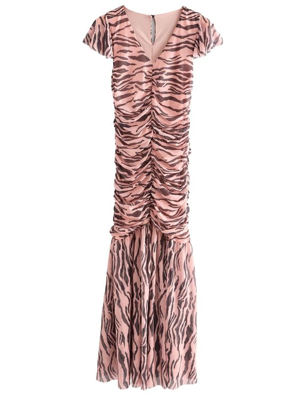 Next Next Obleka  staro roza / črna