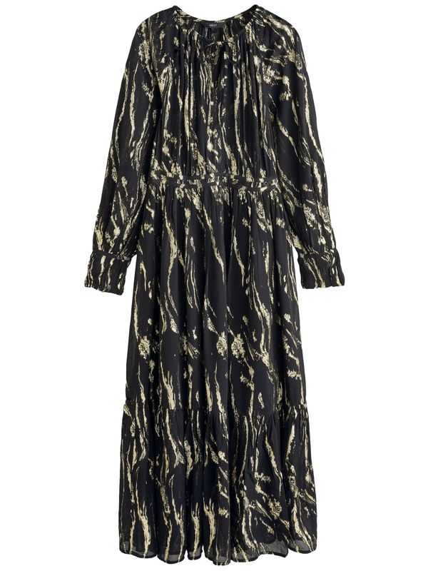 Next Next Obleka  zlata / črna