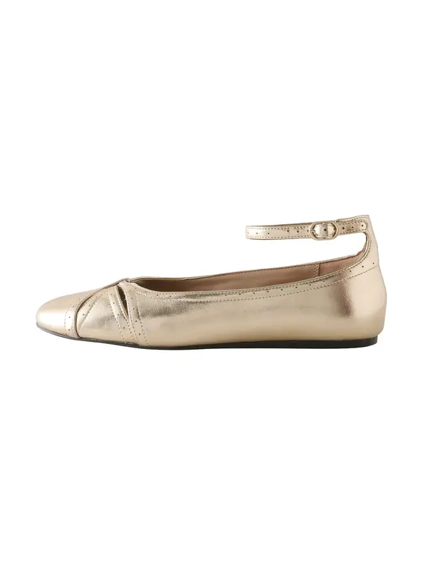 Next Next Odprte balerinke 'Forever Comfort'  zlata