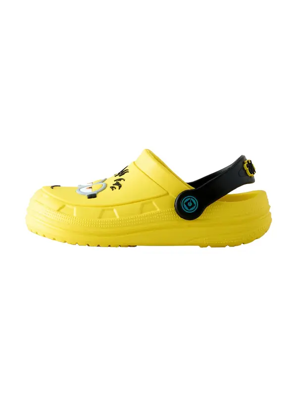 Next Next Odprti čevlji 'Minions'  rumena / črna / bela