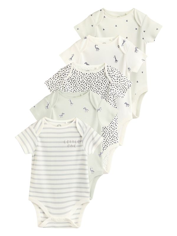 Next Next Pajac/bodi  bež / zelena