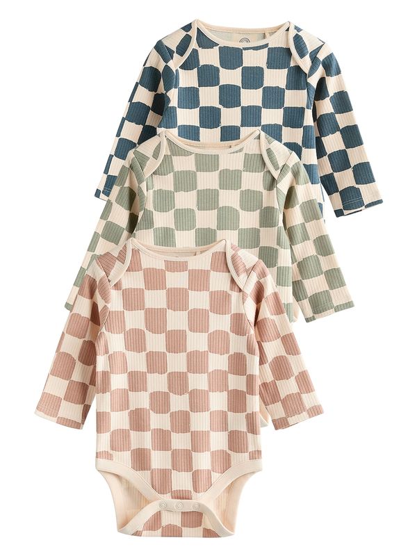 Next Next Pajac/bodi  kremna / zelena / petrol / roza