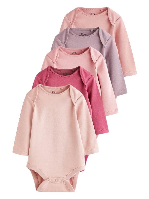 Next Next Pajac/bodi  lila / roza / roza / staro roza