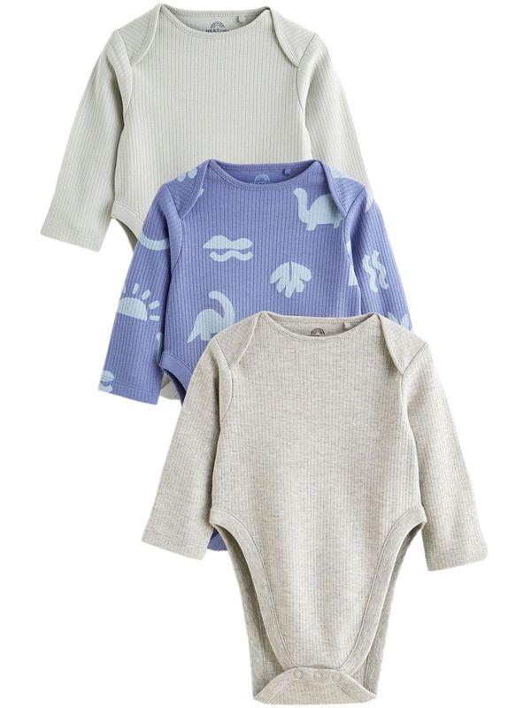 Next Next Pajac/bodi  modra / siva