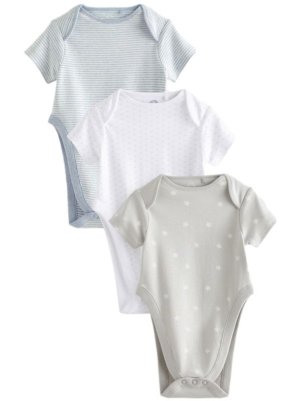 Next Next Pajac/bodi  modra / siva / oliva / bela