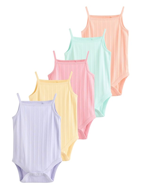 Next Next Pajac/bodi  rumena / svetlo zelena / lila / oranžna / roza