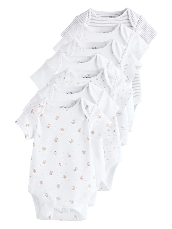 Next Next Pajac/bodi  siva / črna / bela