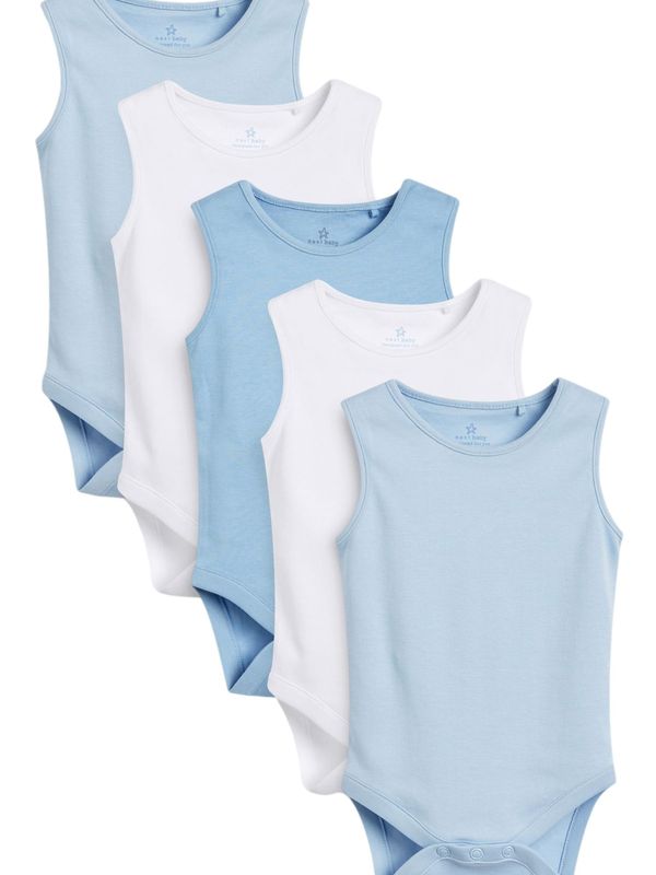 Next Next Pajac/bodi  svetlo modra / bela